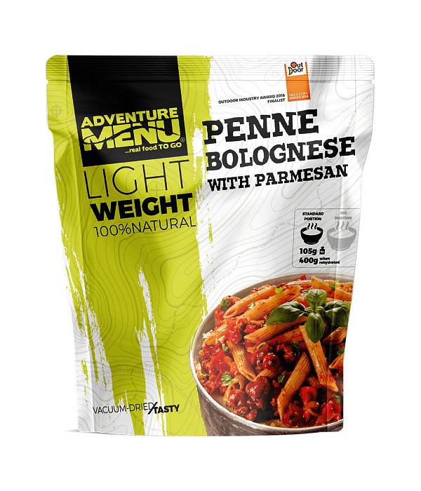 Adventure Menu Penne Bolognese velká porce, velká porce